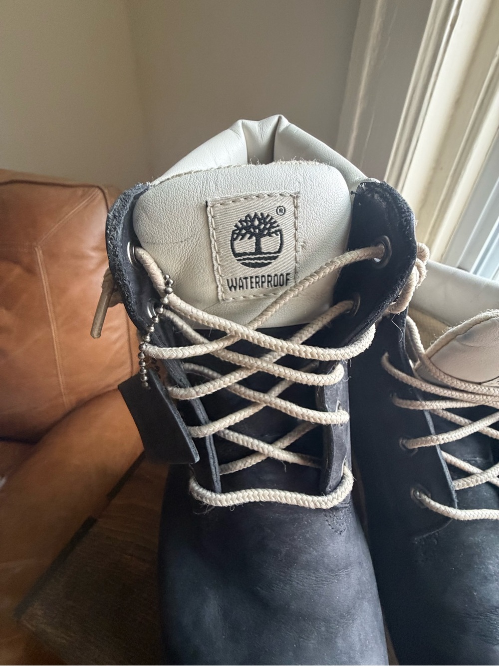 Timberland Waterproof Black Leather Lace Up Ankle Boots EU 36 - Picture 4 of 10